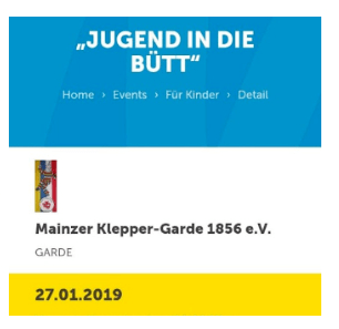 JUGEND IN DER BÜTT