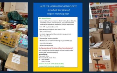 Phoenix Mainzer organsiert Hilfetransport für Ukraine